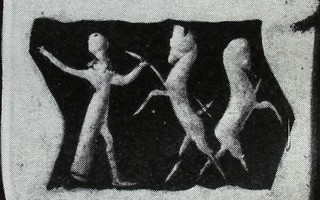 Hero fighting bull and another bull behind him