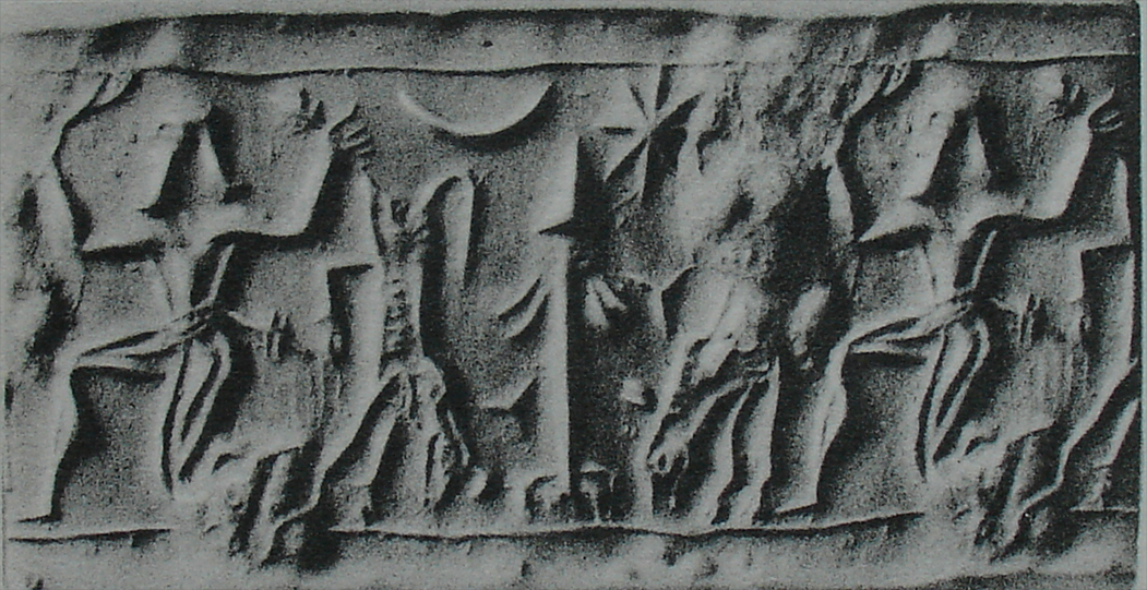 Hero carrying bull on either side