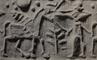 Hero (archer) hunting winged bull