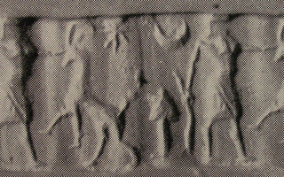 Hero fighting wild goat (ibex)