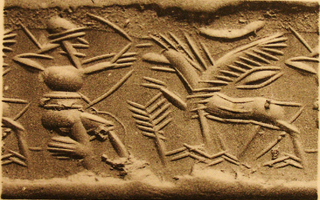 Hero (archer) hunting griffin