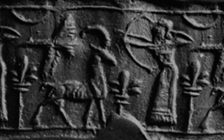 Archer hunting wild goat (ibex)