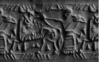 Archer hunting deer (stag)